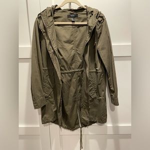 Olive green light coat